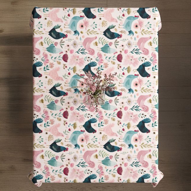 Mantel Chickens Cottagecore  (Subido por el creador)