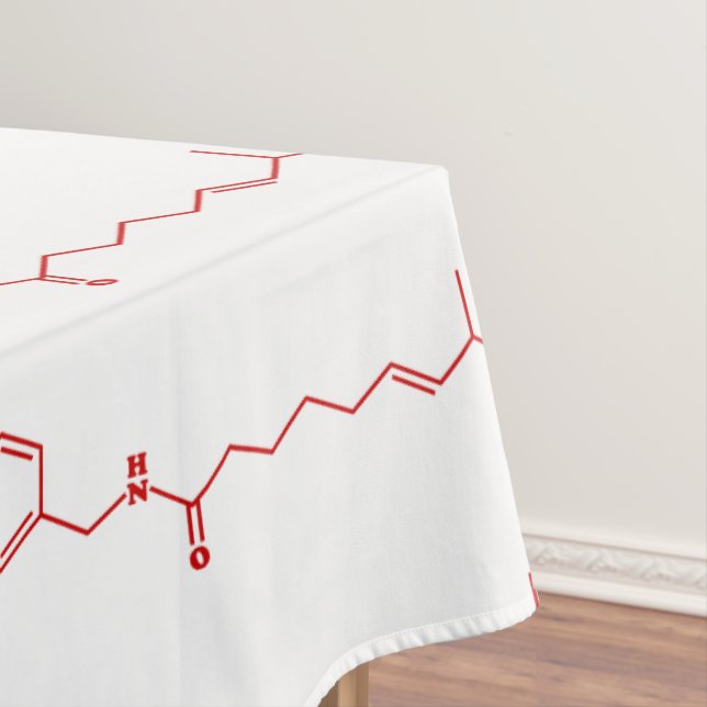 Mantel Chili Capsaicin Fórmula Química Molecular (In Situ)