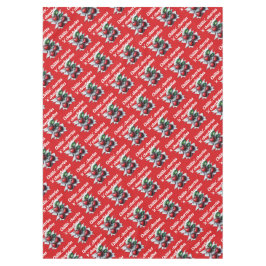 Mantel Chillin', cerezas 'n' vibraciones alegres rojo mod