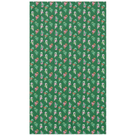Mantel Christmas Candy Canes with Bows - Green