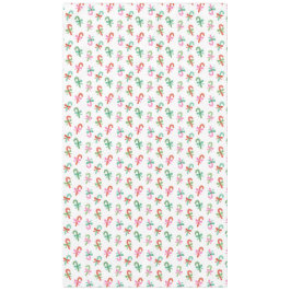 Mantel Christmas Candy Canes with Bows - Green & White