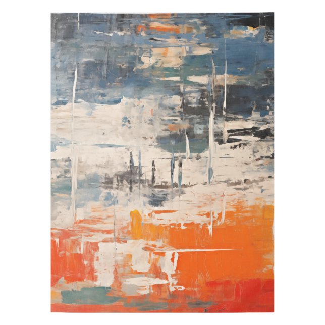 Mantel Chromatic Crossroads Abstract Digital Painting (Anverso)