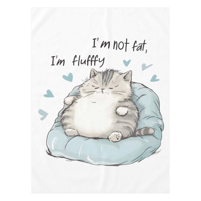 Mantel Chubby Cat Chill Vibes (Anverso)