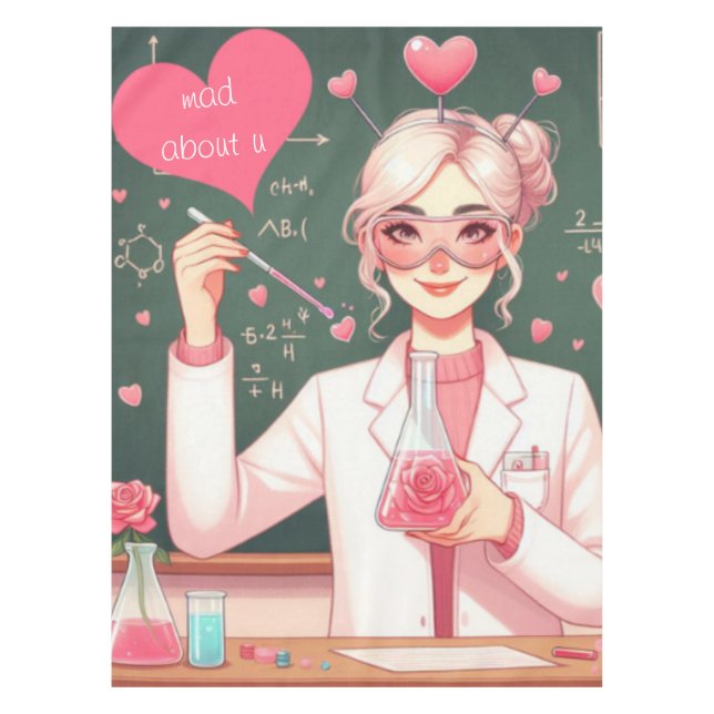 Mantel Científico El día de San Valentín de la Cuta (Anverso)