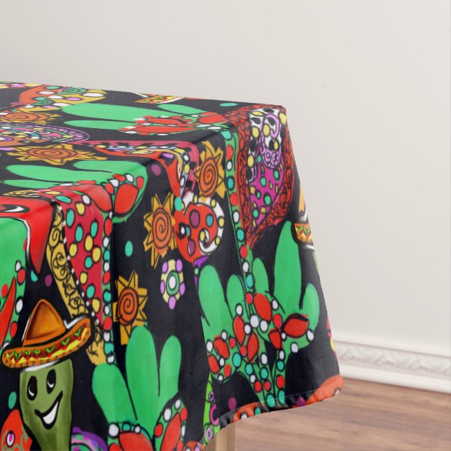 Mantel Cinco de Mayo Peppers (In Situ)