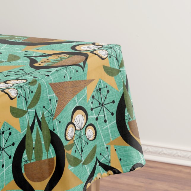 Mantel Cincuenta plantas domésticas | Aqua y Black Retro (In Situ)