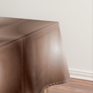 Mantel Círculo geométrico 3D Círculo oscuro Mocha marrón 