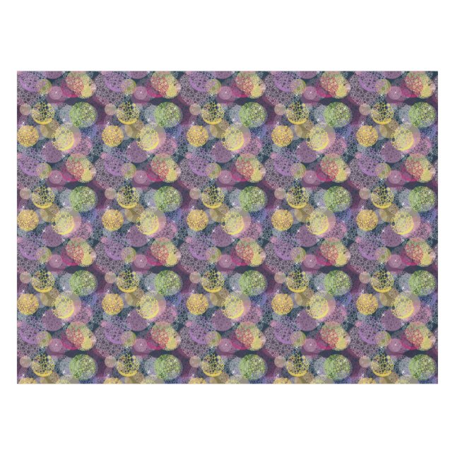 Mantel Círculo lindo abstracto del lunar (Frente (Horizontal))