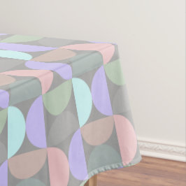 Mantel Círculo Pastel Patrón Moderno de Medianos del Sigl