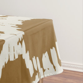 Mantel Círculos boho tonos terrosos minimalista contempor