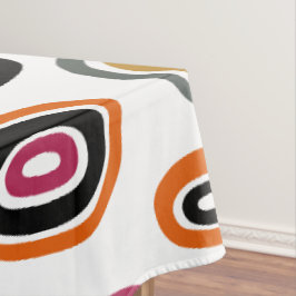 Mantel círculos de colores, arte abstracto geométrico