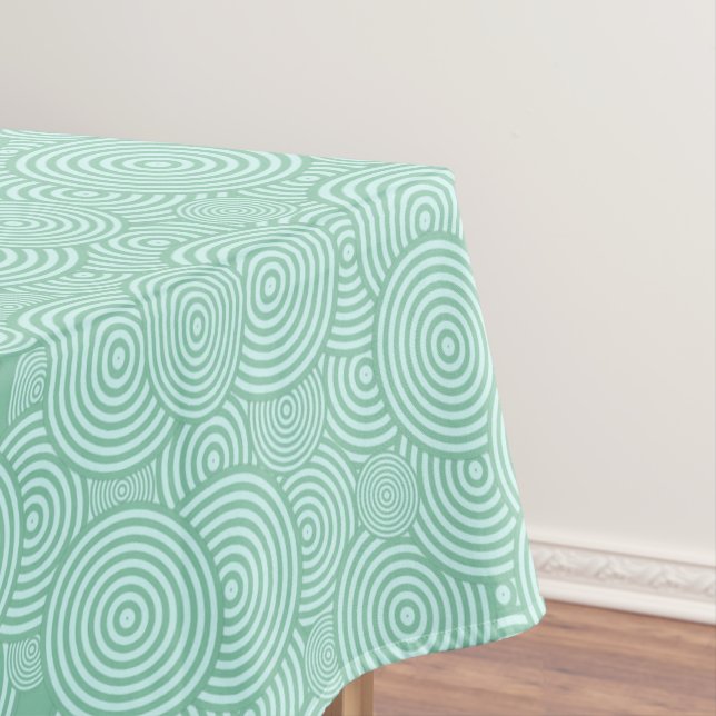 Mantel Círculos de teal pálido (In Situ)