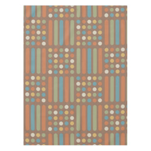 Mantel Círculos del siglo medio líneas multicolores 2