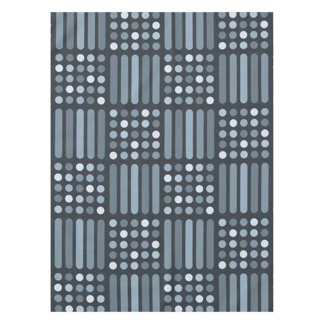 Mantel Círculos modernos de mediados del siglo (Anverso)