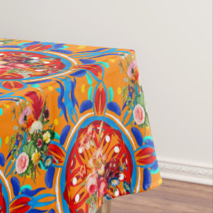 Mantel Cítricos de verano, boho, bohemio, floral 