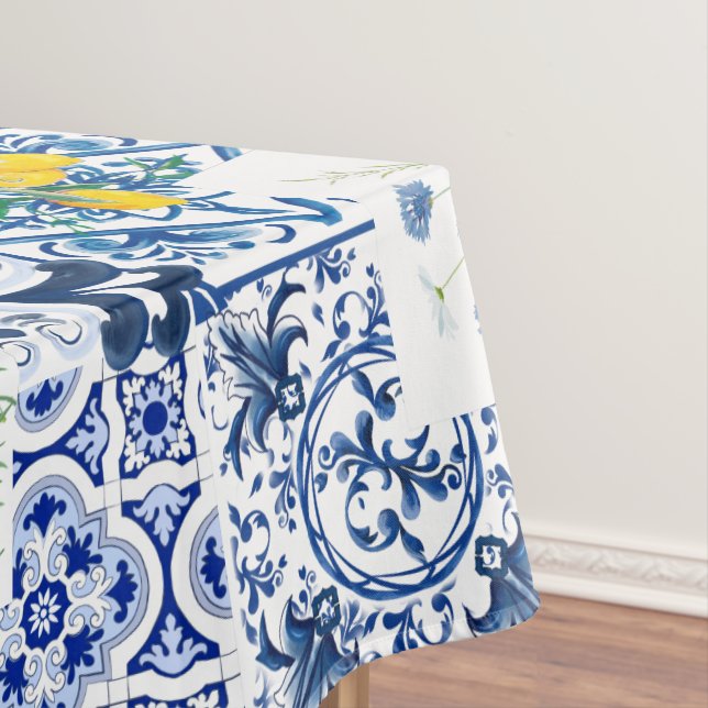 Mantel Cítricos,limones,       mediterráneo corto  (In Situ)