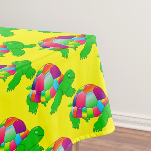 Mantel CKC Tortuga de vidrio de lilo, amarillo-60x84 TABL (In Situ)