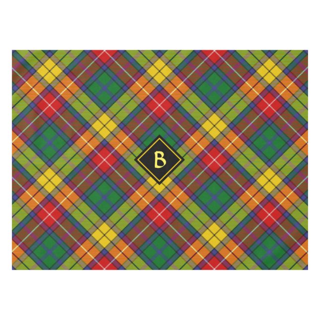 Mantel Clan Buchanan Tartan (Frente (Horizontal))