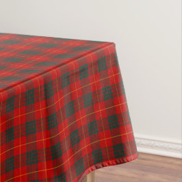 Mantel Clan Cameron Red y Forest Green Scottish Tartán