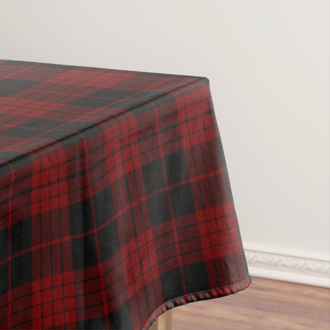 Mantel Clan Cameron Tartan Plaid (In Situ)