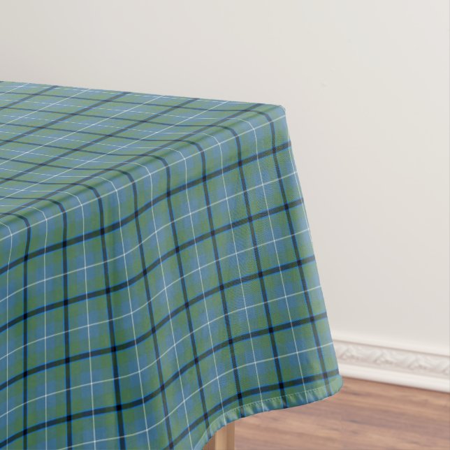 Mantel Clan Douglas Azul claro Tartán escocés antiguo (In Situ)