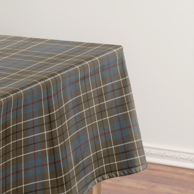 Mantel Clan Duncan Brown Weathered Scottish Tartan (In Situ)