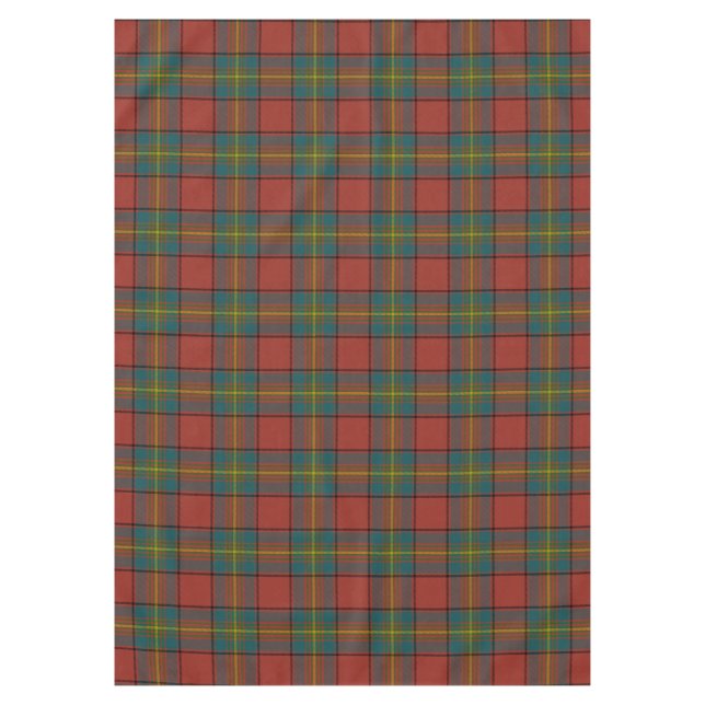 Mantel Clan escocés Oliver Red Tartán Plaid (Anverso)