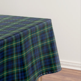 Mantel Clan Gordon Dark Blue y Green Scottish Tartán
