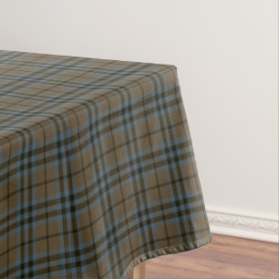 Mantel Clan Keith Brown y tartán resistido gris