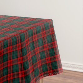 Mantel Clan Kerr Red y Forest Green Scottish Tartán