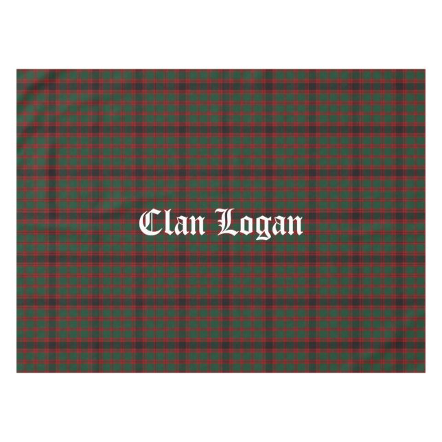 Mantel Clan Logan Tartan Tablecloth (Frente (Horizontal))