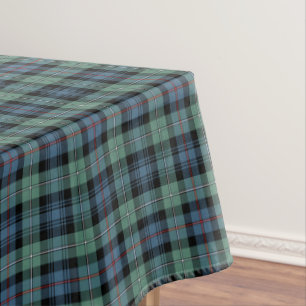 Mantel Clan Mackenzie Light Green Tartán