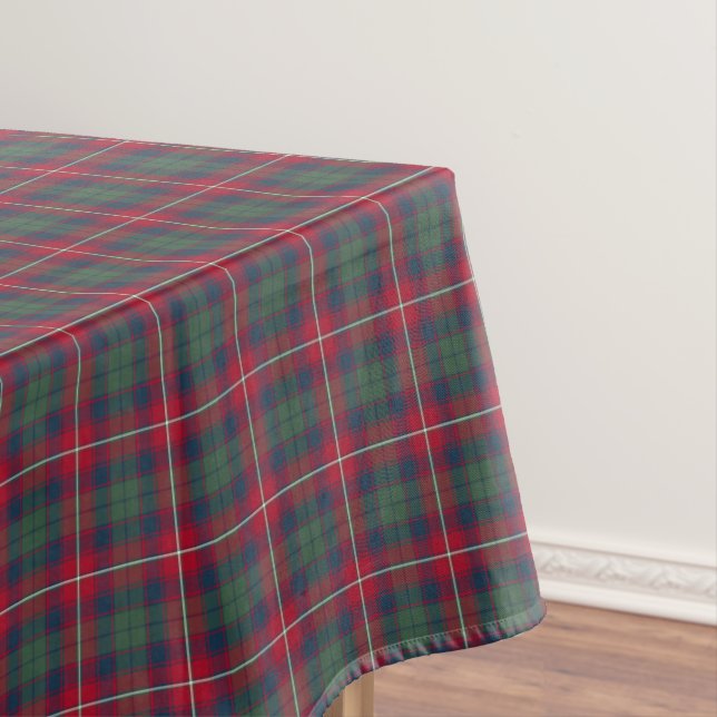 Mantel Clan Robertson Red, Green y Blue Scottish Tartán (In Situ)
