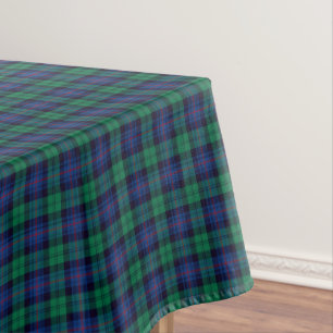 Mantel Clan tartán escocés azul y verde de Armstrong