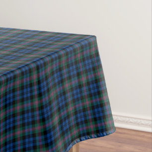 Mantel Clan tartán escocés azul y verde de Baird