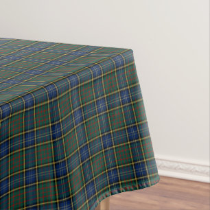 Mantel Clan tartán escocés azul y verde de MacMillan