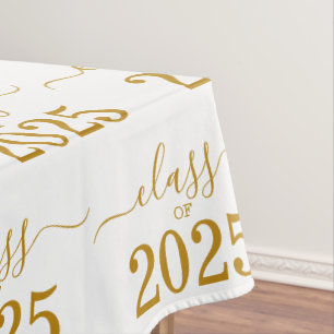 Mantel Clase de 2025 Elegant Gold Script