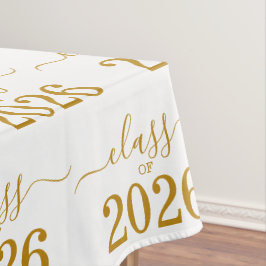 Mantel Clase de 2026 Elegante letra dorada