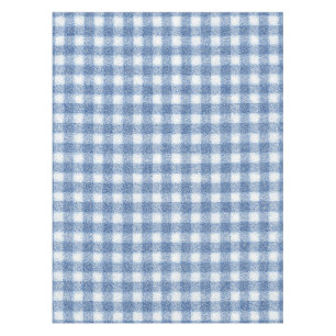 Mantel Clásico Cuadro Gingham Azul y Blanco