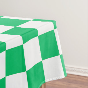 Mantel Clásico cuadros verdes