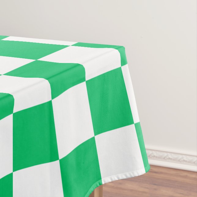 Mantel Clásico cuadros verdes  (In Situ)