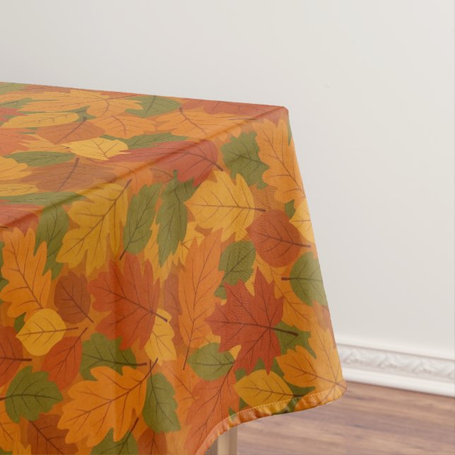 Mantel Clásico hojas con patrón de otoño  (In Situ)