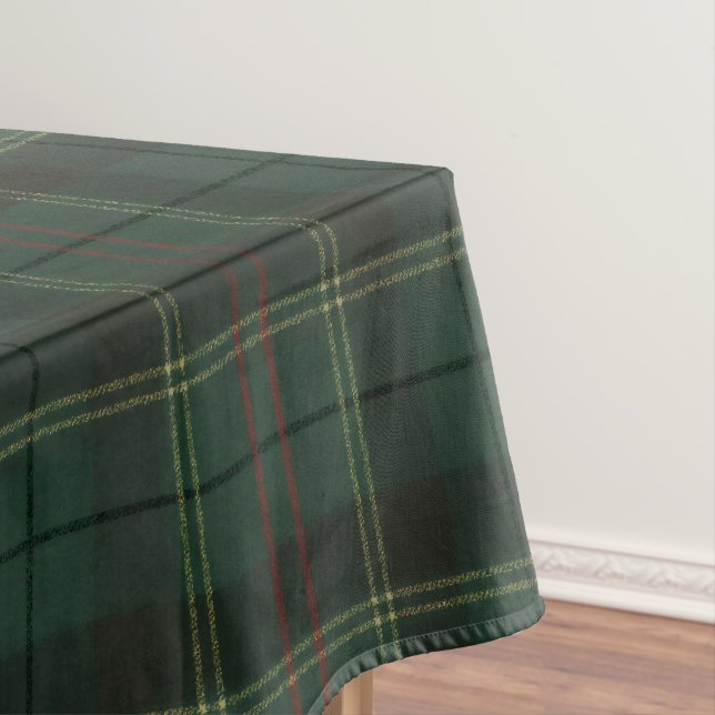 Mantel Clásico Plaid Verde de Navidad (In Situ)
