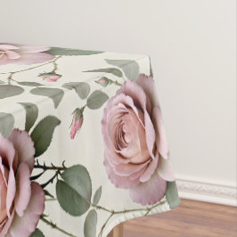 Mantel Classic English Roses In Soft Shades Of Pink