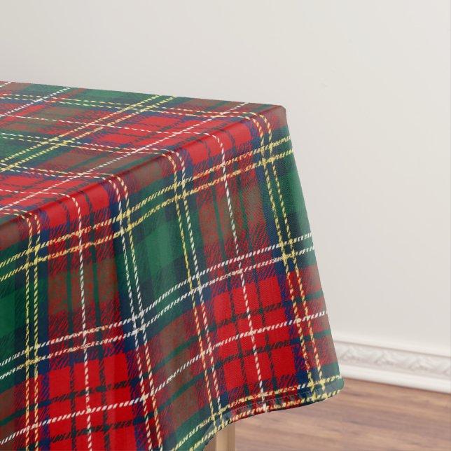 Mantel Classic Tartan Plaid Christmas (In Situ)