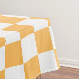 Mantel Classic visual peach checkerboard