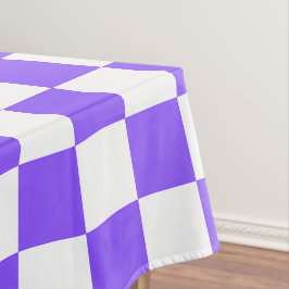 Mantel Classic visual purple checkerboard