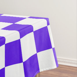 Mantel Classic visual violet checkerboard
