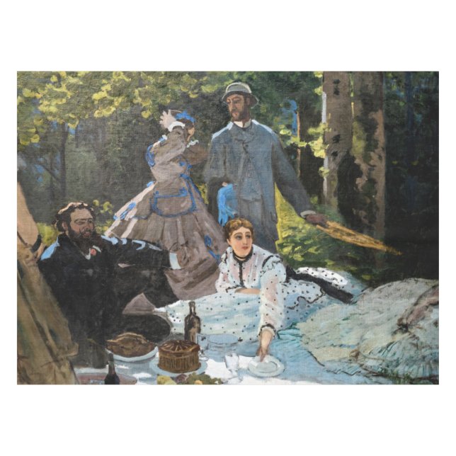 Mantel Claude Monet - Almuerzo en la hierba, panel derech (Frente (Horizontal))