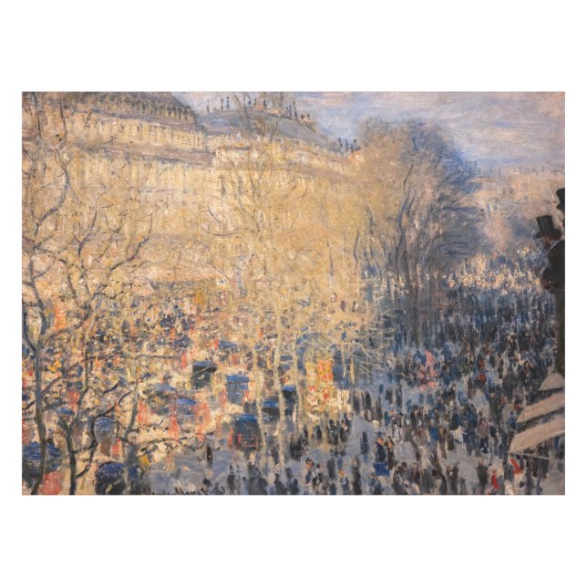 Mantel Claude Monet - Boulevard des Capucines en París (Frente (Horizontal))
